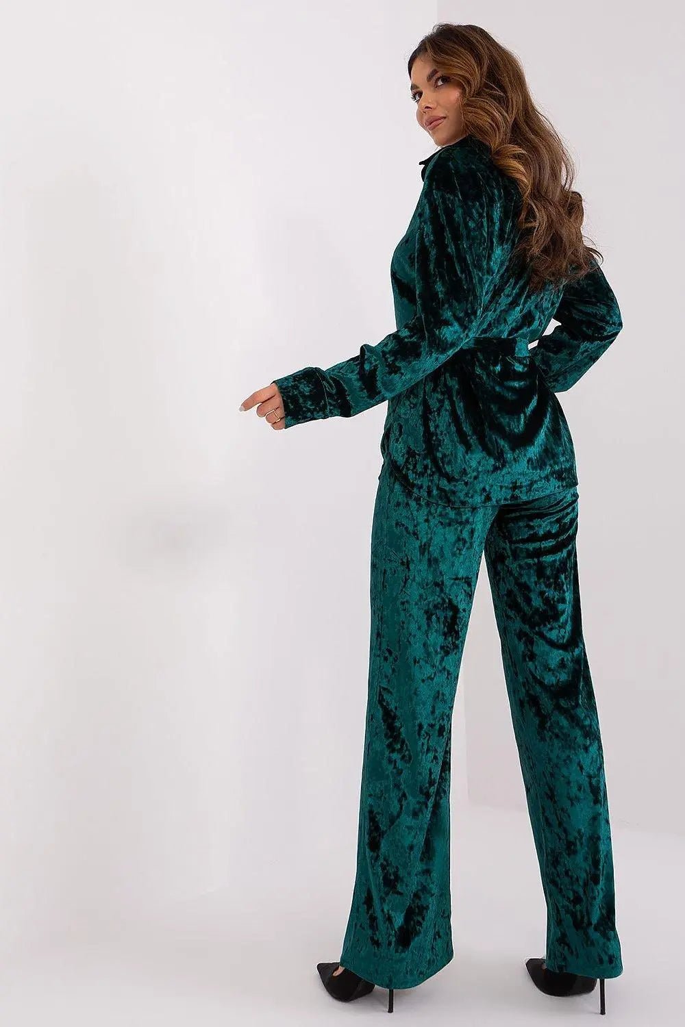 Lakerta velour shirt with pants