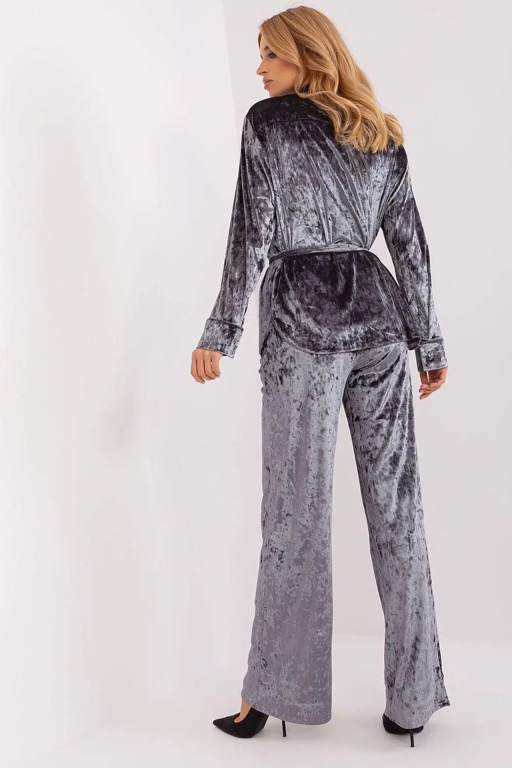 Lakerta velour shirt with pants
