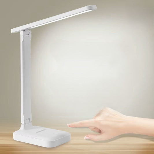 LED Touch Switch White Folding Desk Lamp