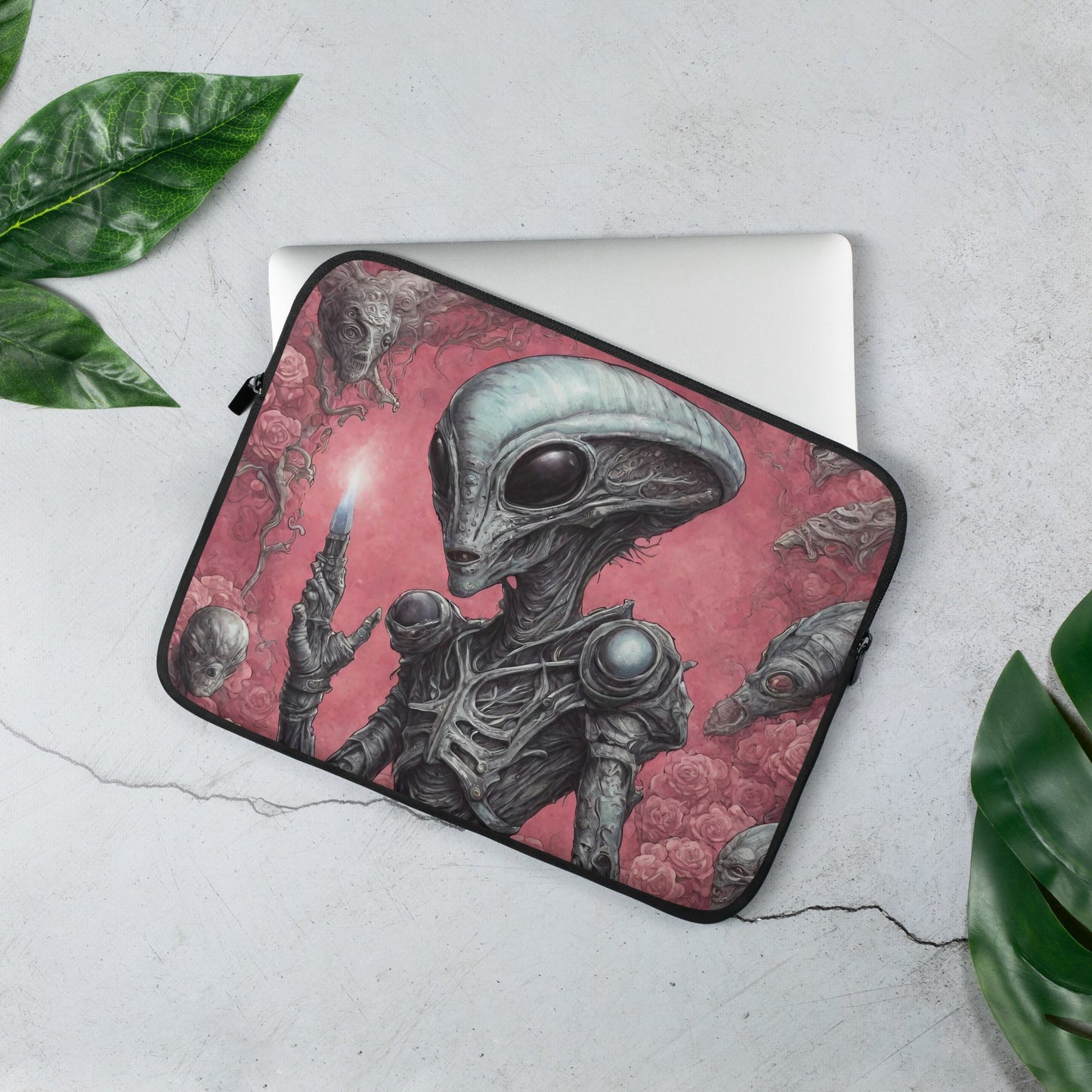 Alien Landscape Laptop Sleeve | AI-Designed Protection for 13″ & 15″ Laptops