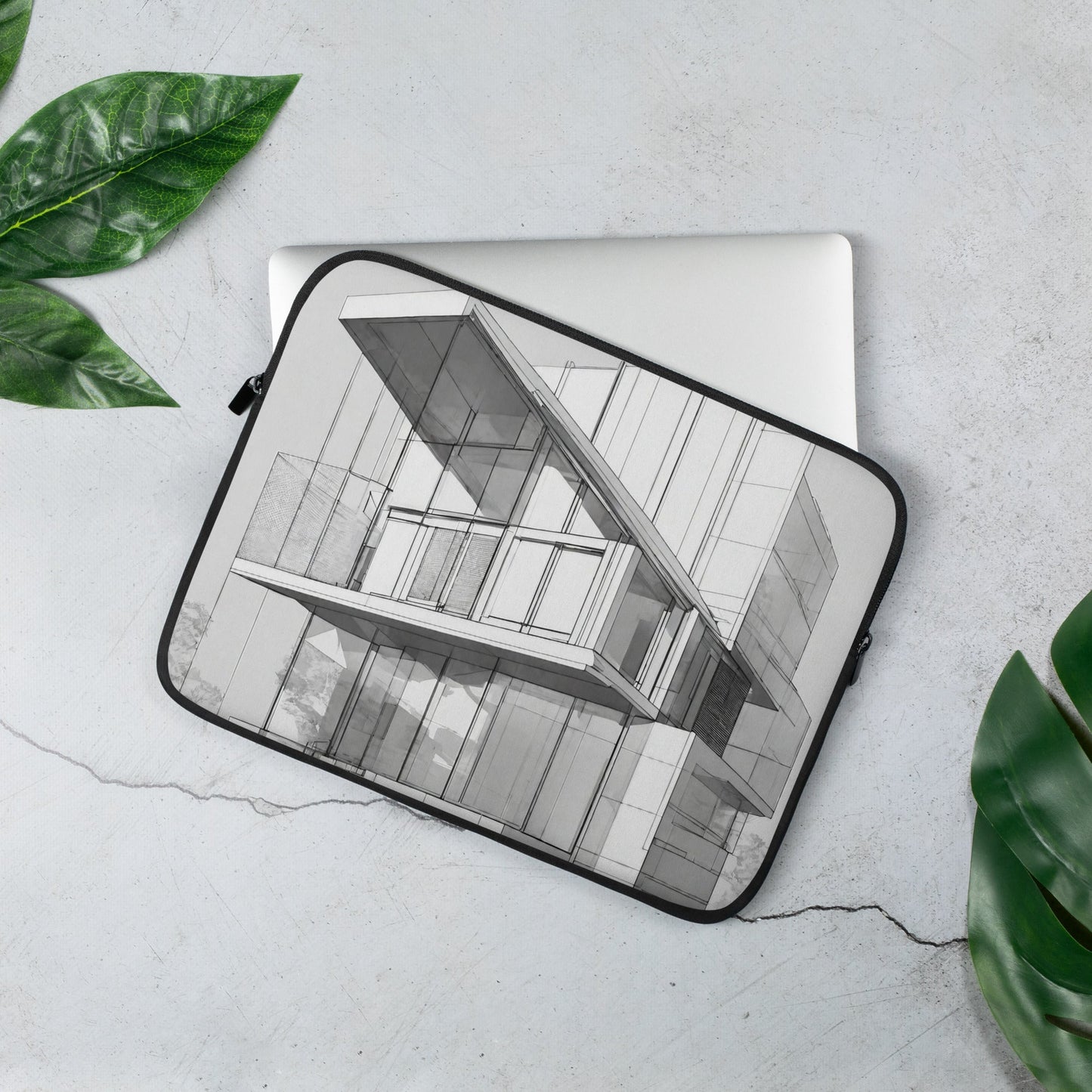 Architectural Laptop Sleeve | AI-Designed Protection for 13″ & 15″ Laptops