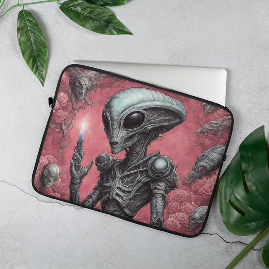Alien Landscape Laptop Sleeve | AI-Designed Protection for 13″ & 15″ Laptops