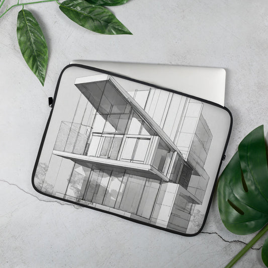 Architectural Laptop Sleeve | AI-Designed Protection for 13″ & 15″ Laptops