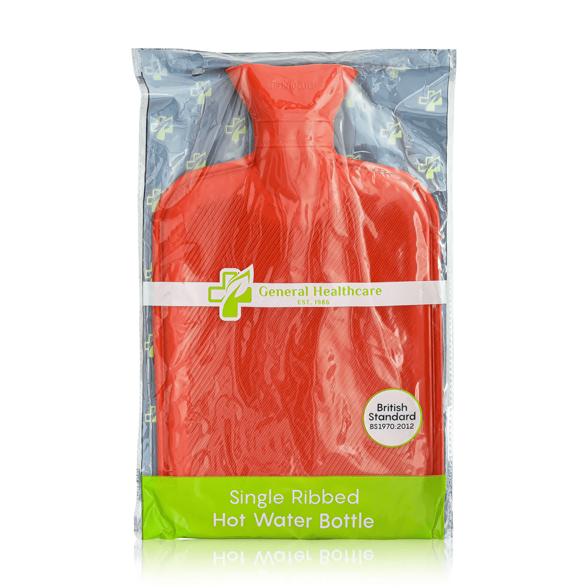 Large Hot Water Bottle - Natural Rubber Warmer - 2L litre