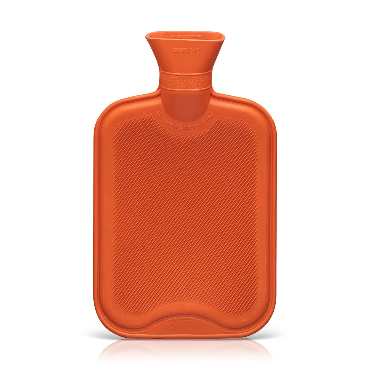 Large Hot Water Bottle - Natural Rubber Warmer - 2L litre