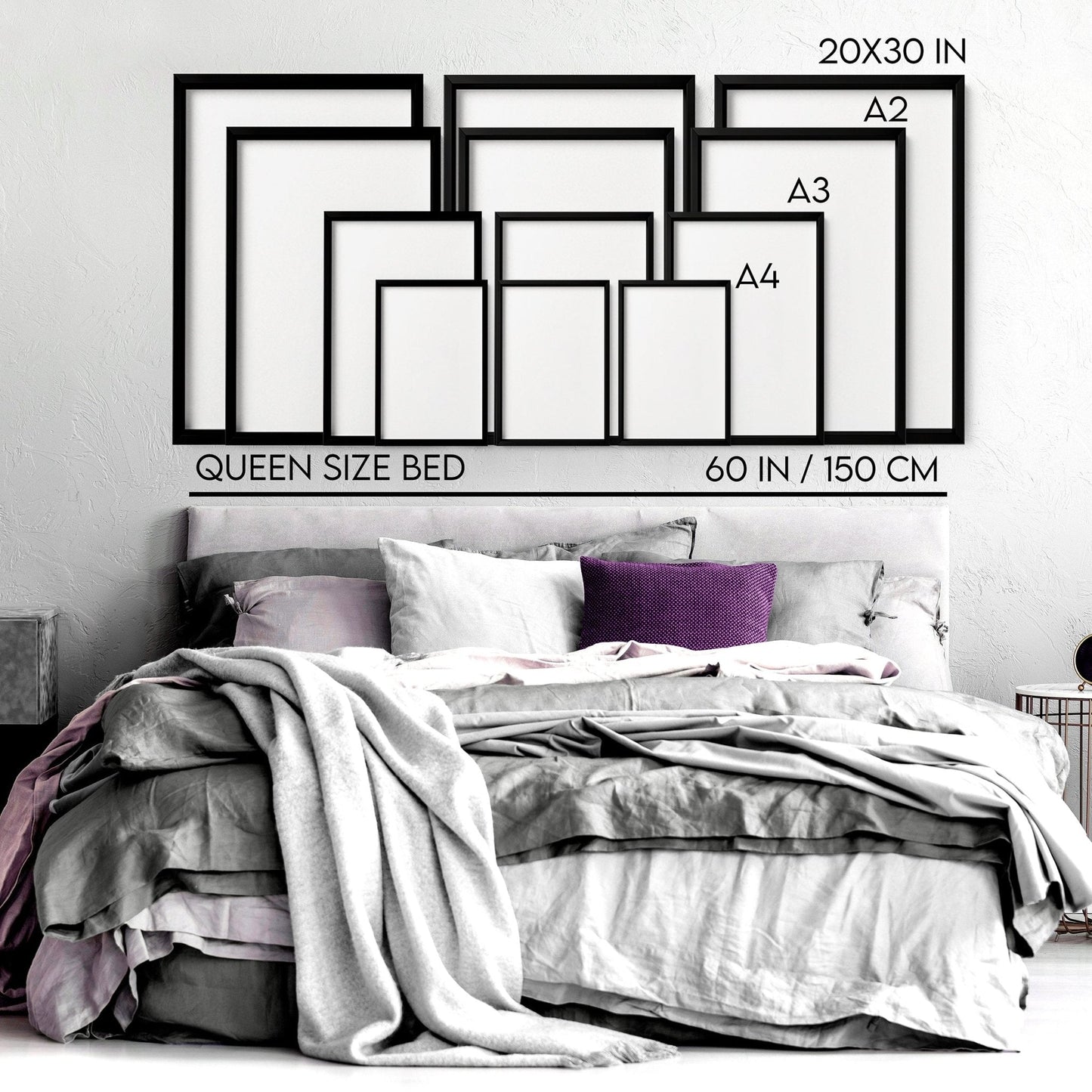 Large Print For Wall | Set of 3 Chinoiserie Wall art Prints