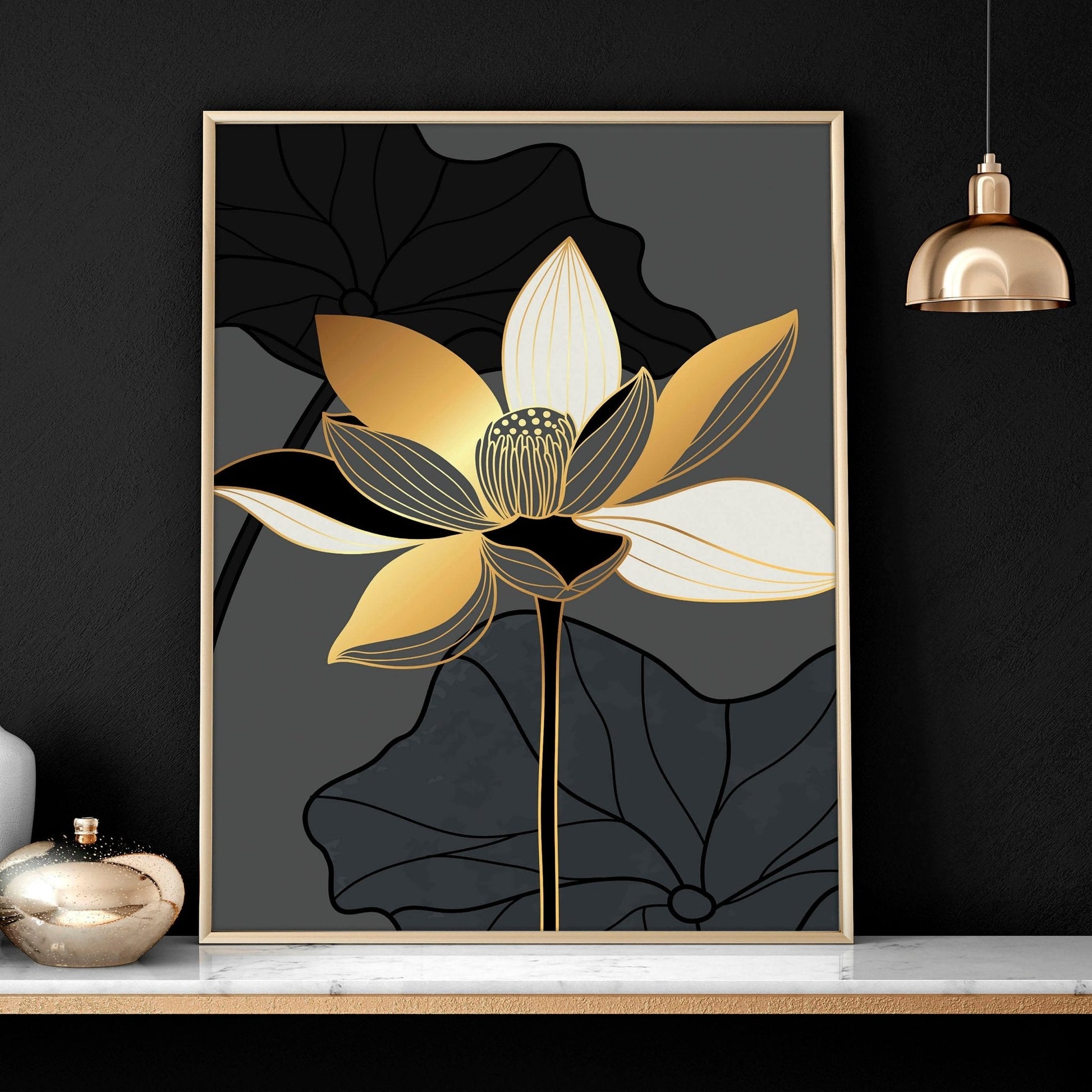 Large wall art for living room | set of 3 wall art prints