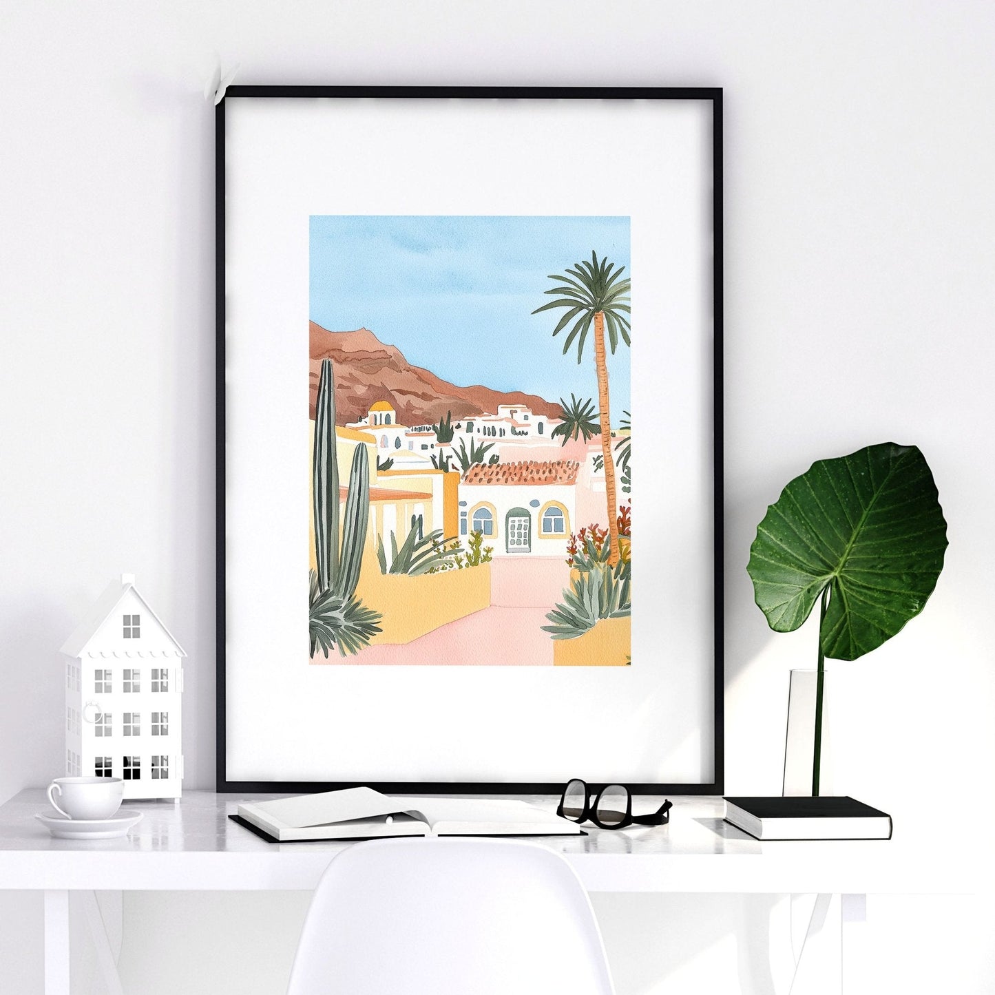 Large Wall Pictures | Set of 3 Beach Decor Wall art Prints