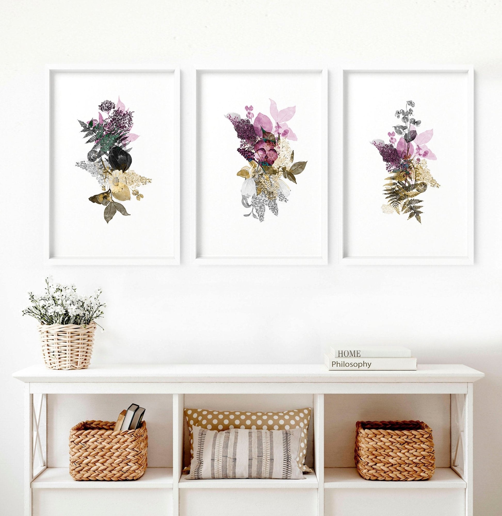 Large wall prints | set of 3 wall art for living room
