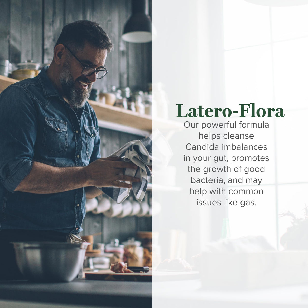 Latero-Flora Probiotic 60 Count by Global Healing Center
