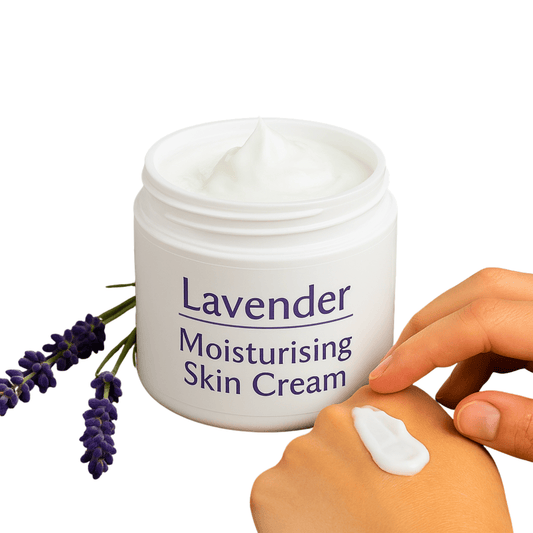 Lavender Moisturising Skin Cream Natural Handmade Face & Body Cream for Dry Skin