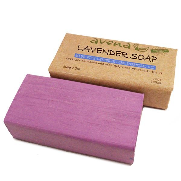 Lavender Soap Bar Handmade 200g – Organic, Vegan, Lush Natural Castile Soap