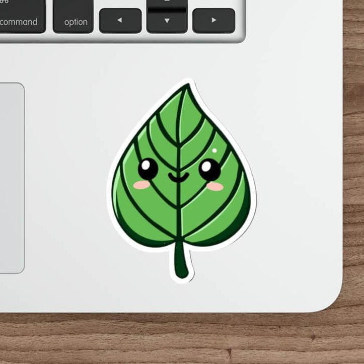 Kawaii Leaf Sticker