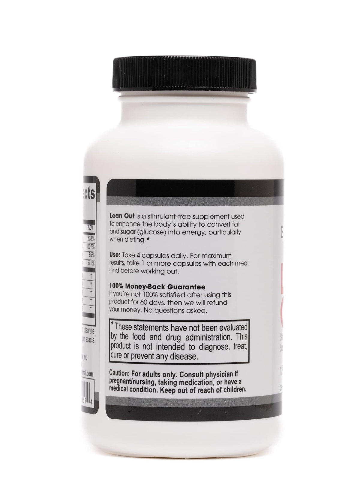 Beverly International Lean Out 120 Caps | Fat Burner with Metabolic Support | Lipotropics | AM & PM Stackable