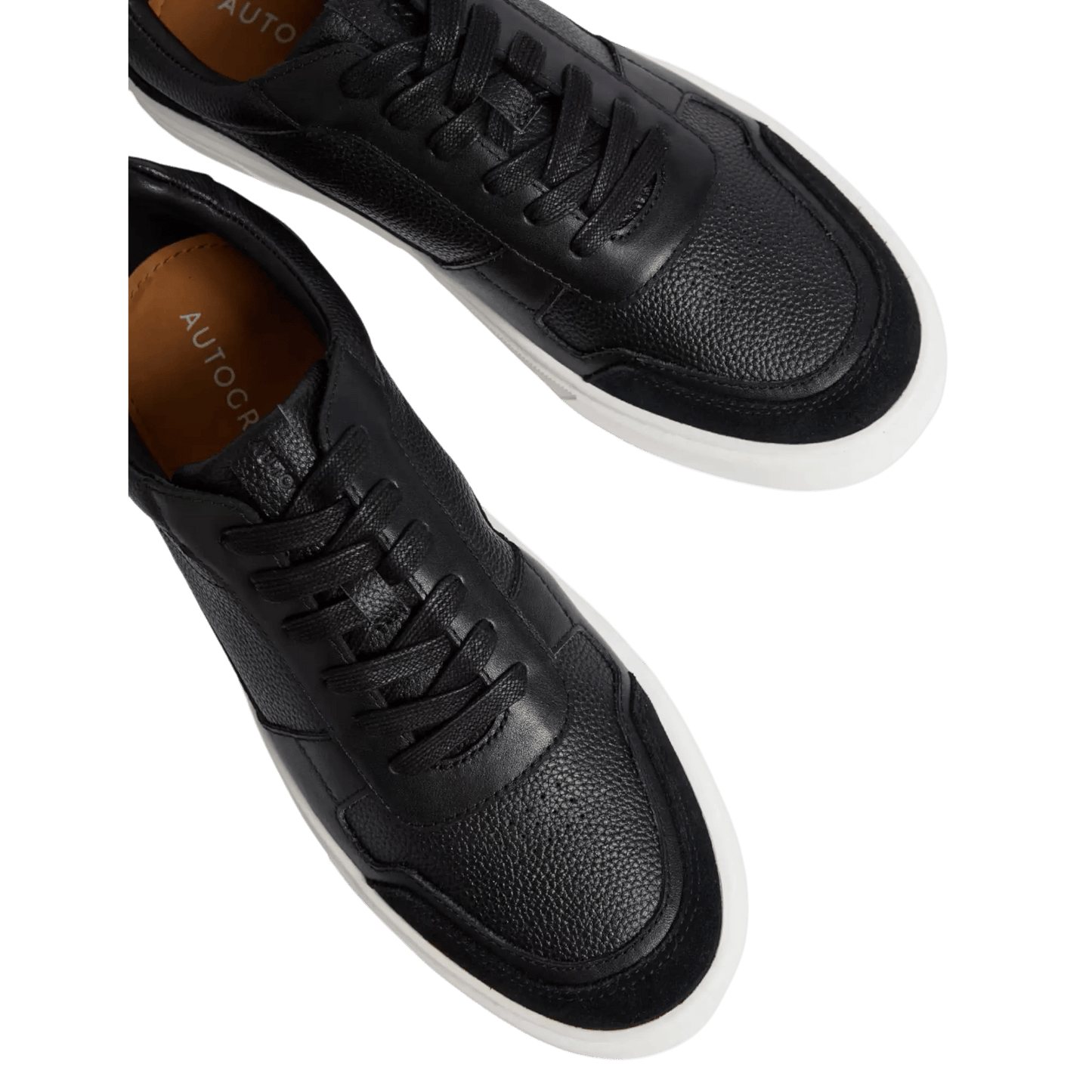 Leather Lace Up Performance Trainers with Freshfeet™