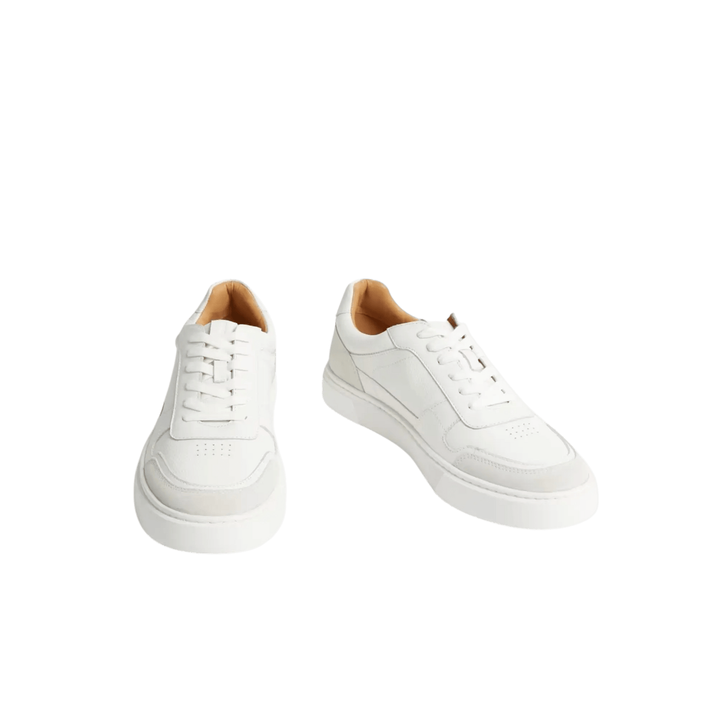 Leather Lace Up Performance Trainers with Freshfeet™