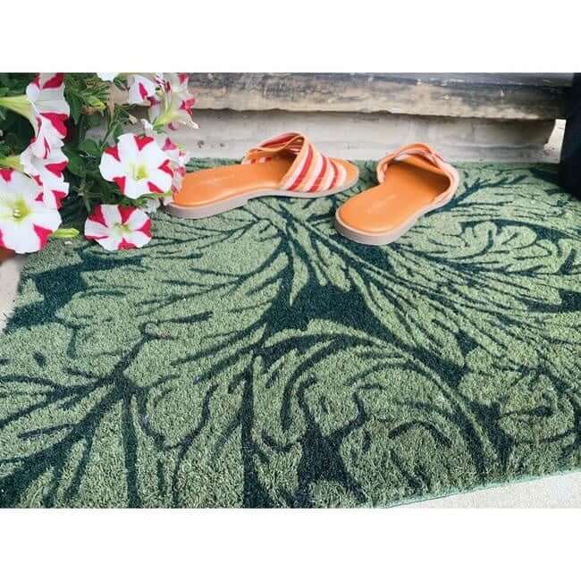 Printed Coir Doormats Floral 45X75 cm