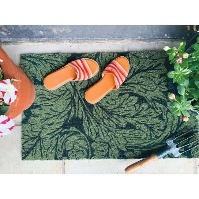 Printed Coir Doormats Floral 45X75 cm