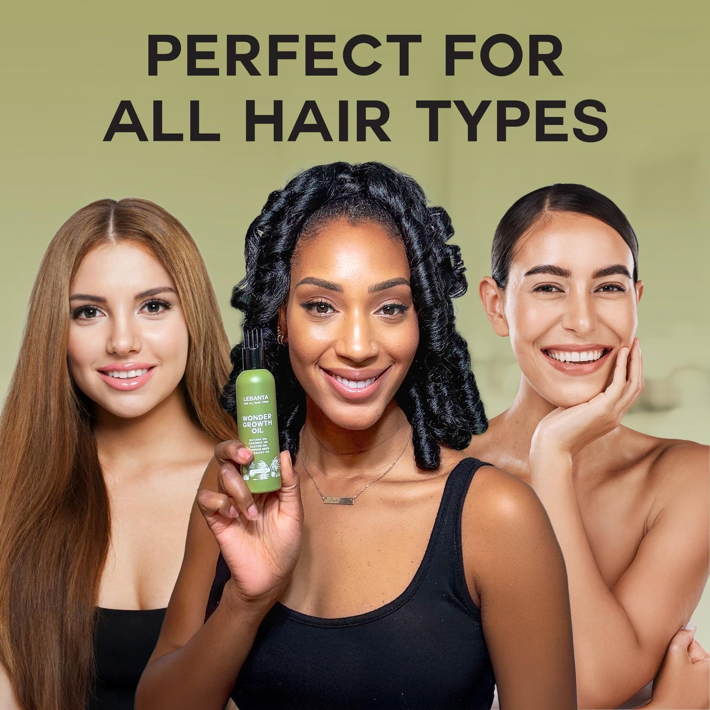Lebanta Batana Oil for Hair Growth – 100% Pure, Organic Blend with Castor, Pumpkin Seed, Coconut & Rosemary (1 Pack)