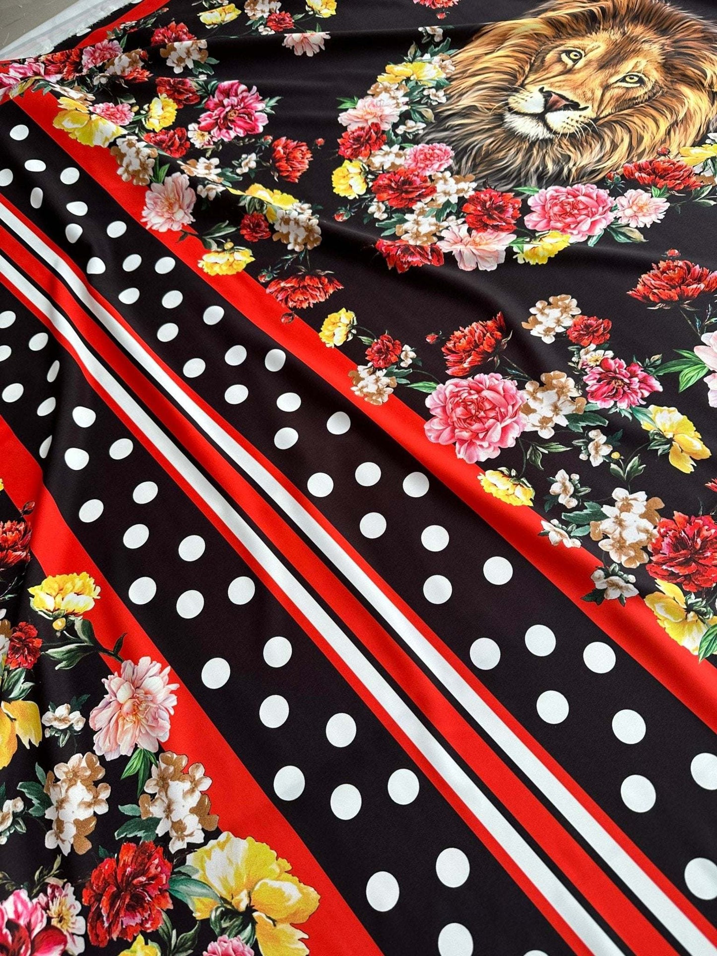 Floral Print Fabric by Metre