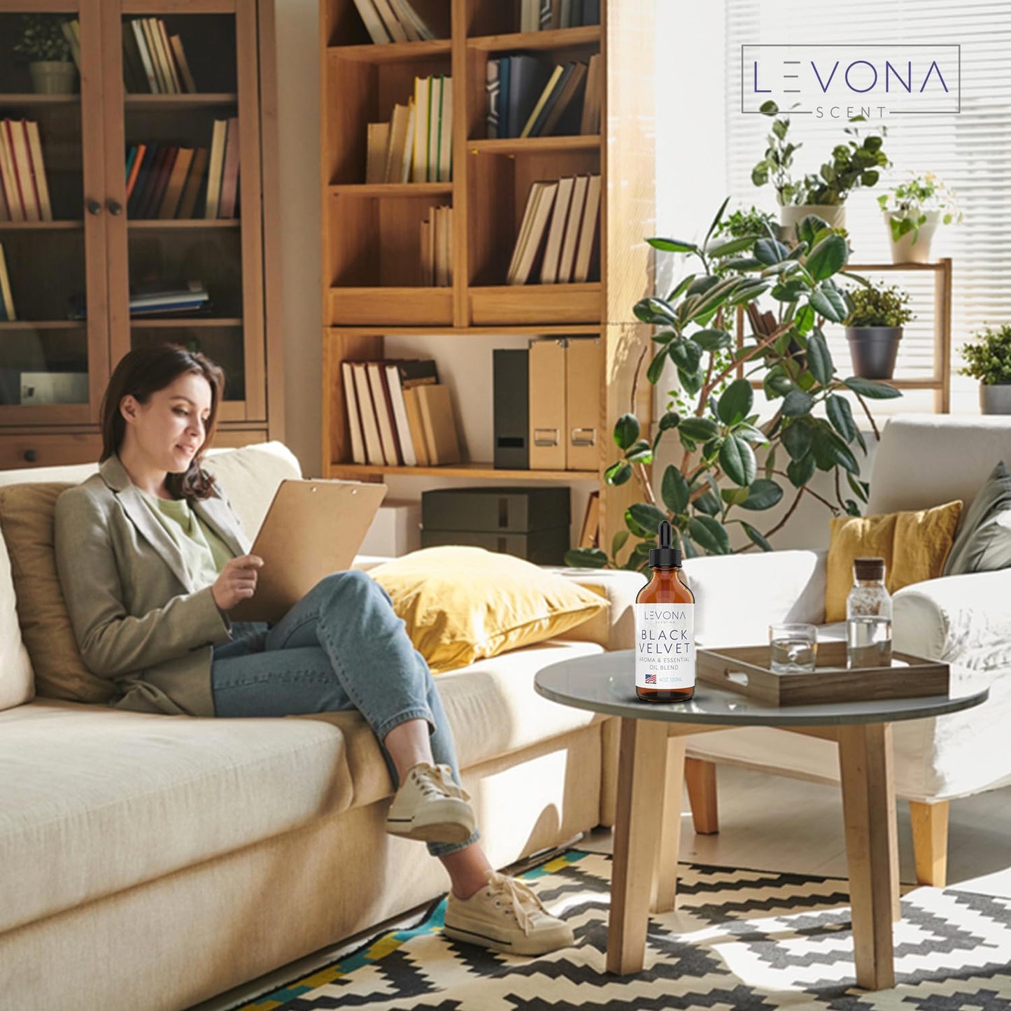 Levona Scents Black Velvette Diffuser Oils – Woody Citrus & Floral