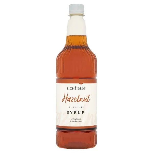 Lichfields Hazelnut Flavour Syrup 1 Litre
