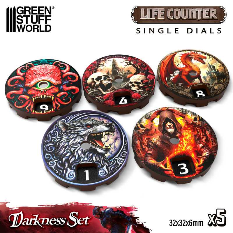 MTG Life Counter Dials - 5pc | Green Stuff World