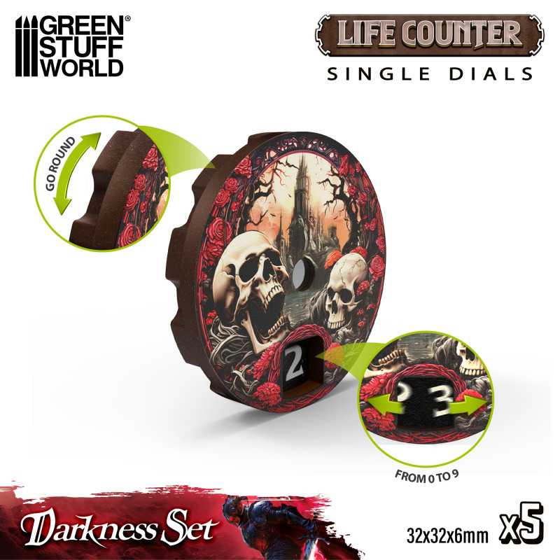 MTG Life Counter Dials - 5pc | Green Stuff World