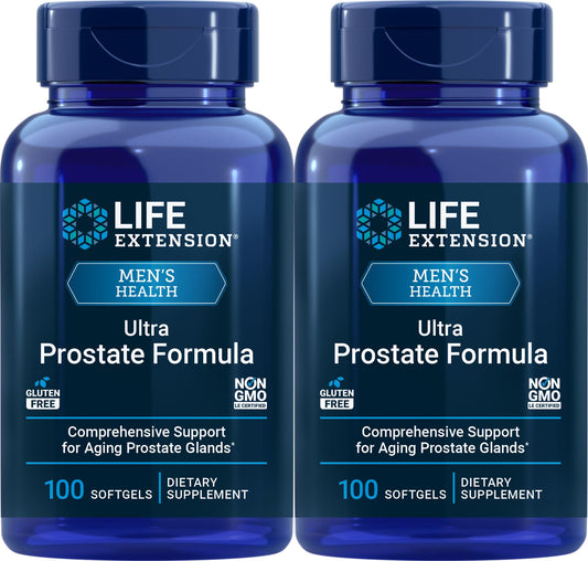 Life Extension Ultra Prostate Formula – 100 Softgels (2 Pack) for Prostate Support