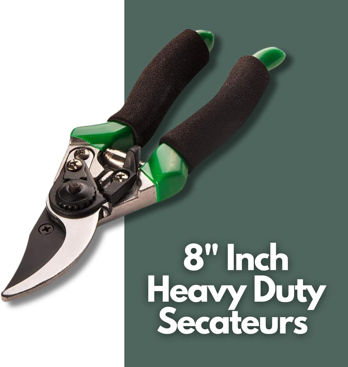 Pruning Shears 8 Inch Carbon Steel Garden Secateurs