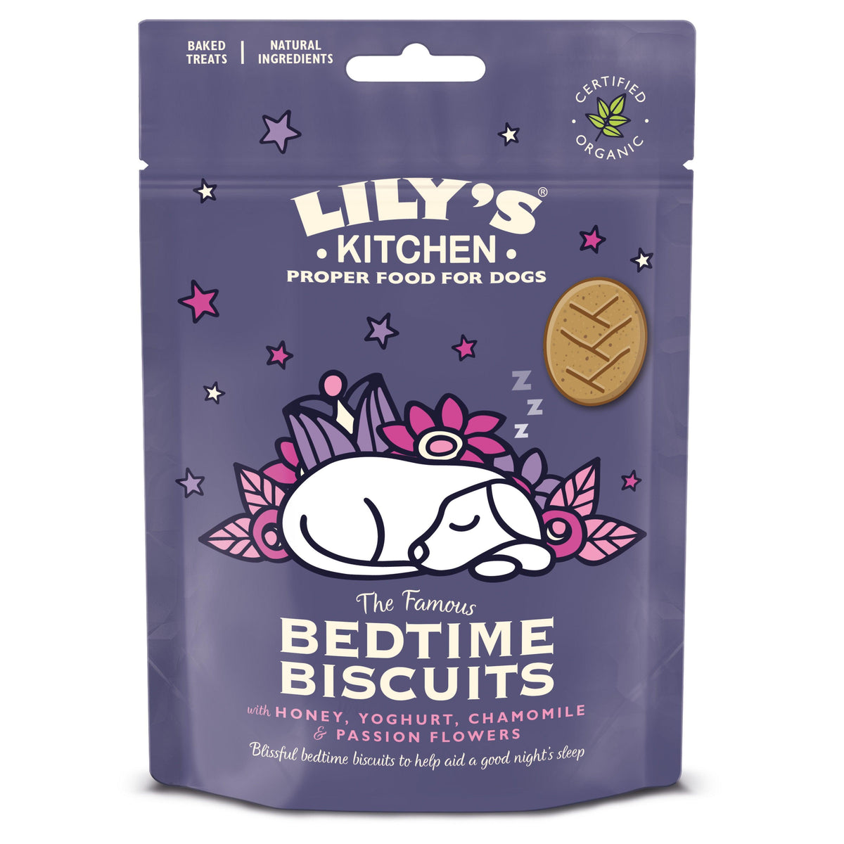 Lily's Kitchen Bedtime Biscuits Dog Treats 80g - Case of 8