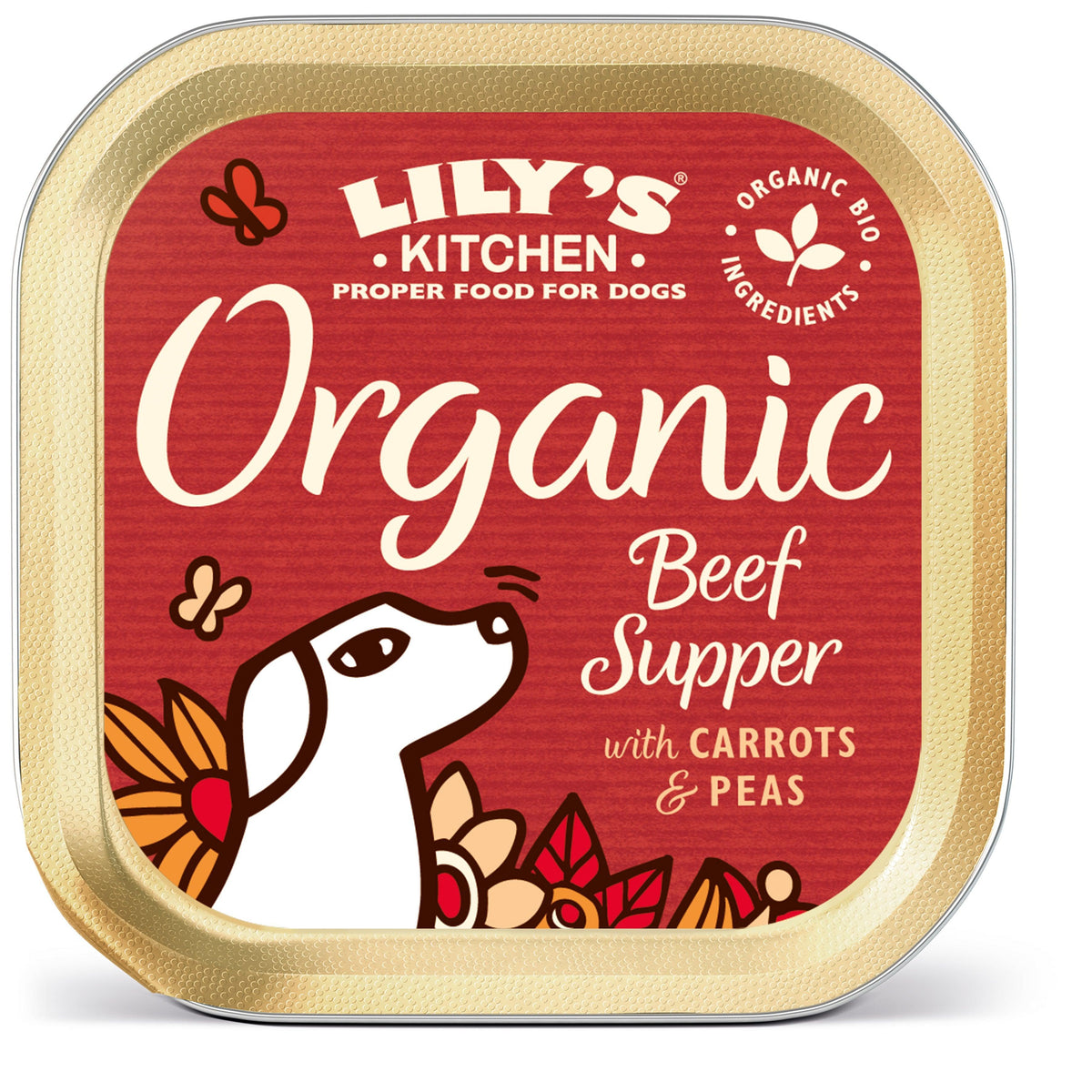 Lily's Kitchen Organic Beef Supper Foils 150g - Case of 11