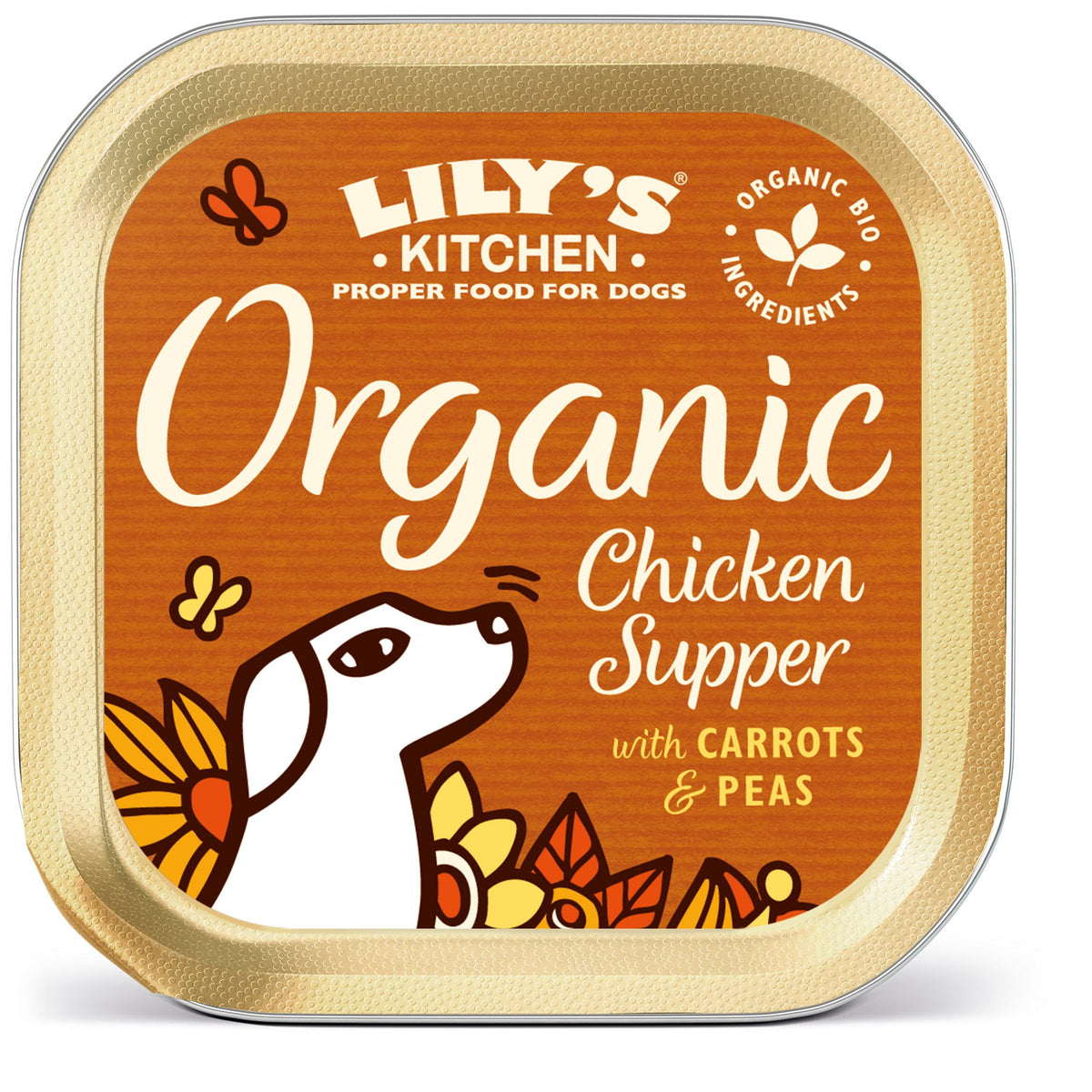 Lily's Kitchen Organic Chicken Supper Foil 150g - Case of 11