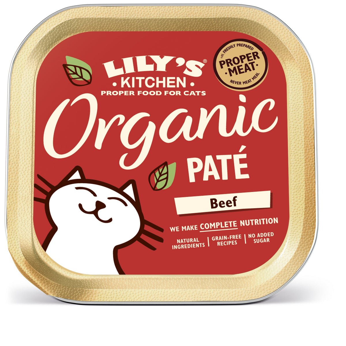 Lily's Kitchen Slow Organic Beef Foils 85g - Case of 19