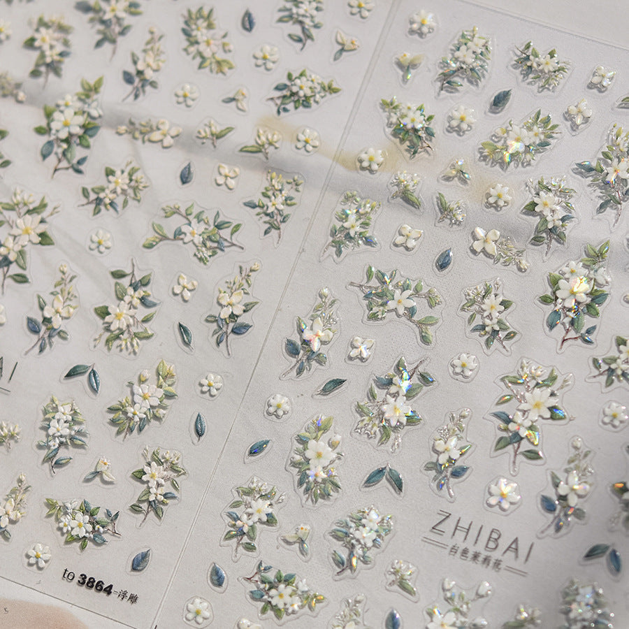 Hello Claws | Lily Flower Nail Deco Sticker