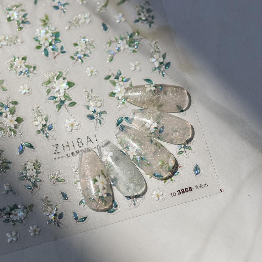 Hello Claws | Lily Flower Nail Deco Sticker