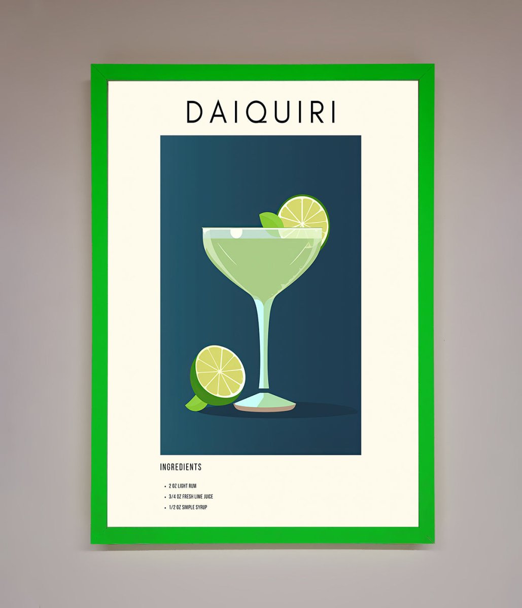 Lime Daiquiri Framed Poster