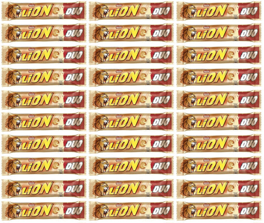 30 x Lion White Chocolate Duo Bar 60G