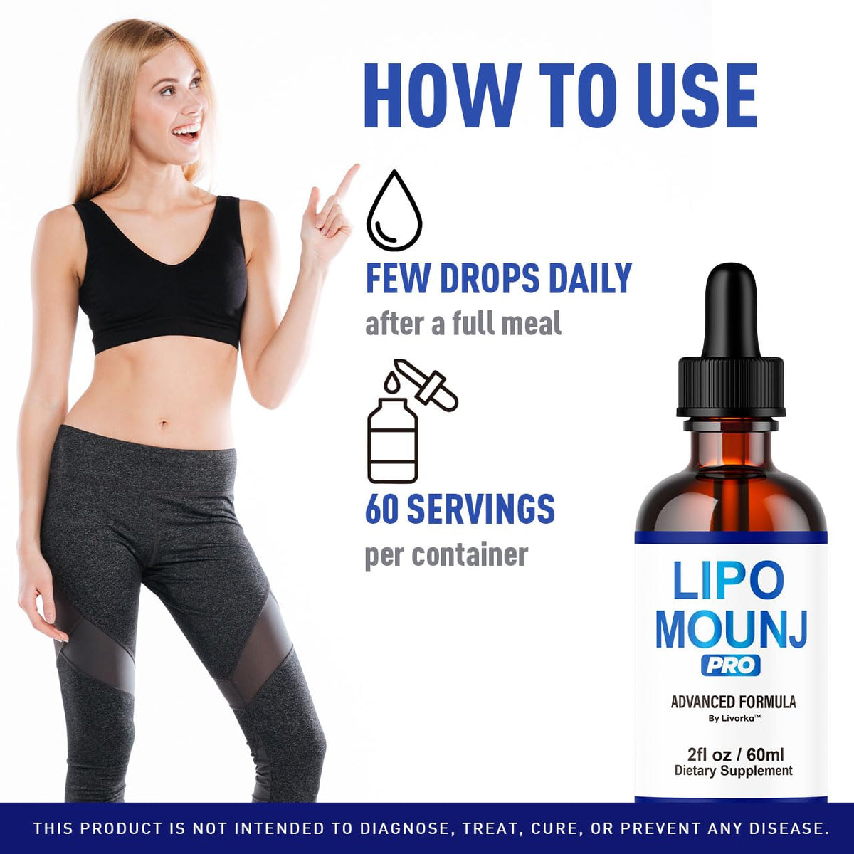 LipoMounj Pro Drops 2-Pack | Premium Liquid Wellness Drops