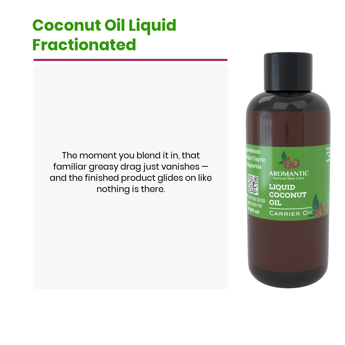 Liquid Coconut Oil