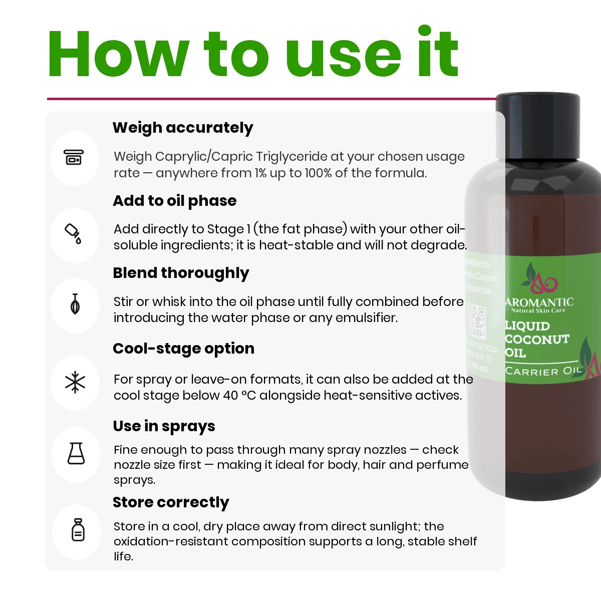 Liquid Coconut Oil