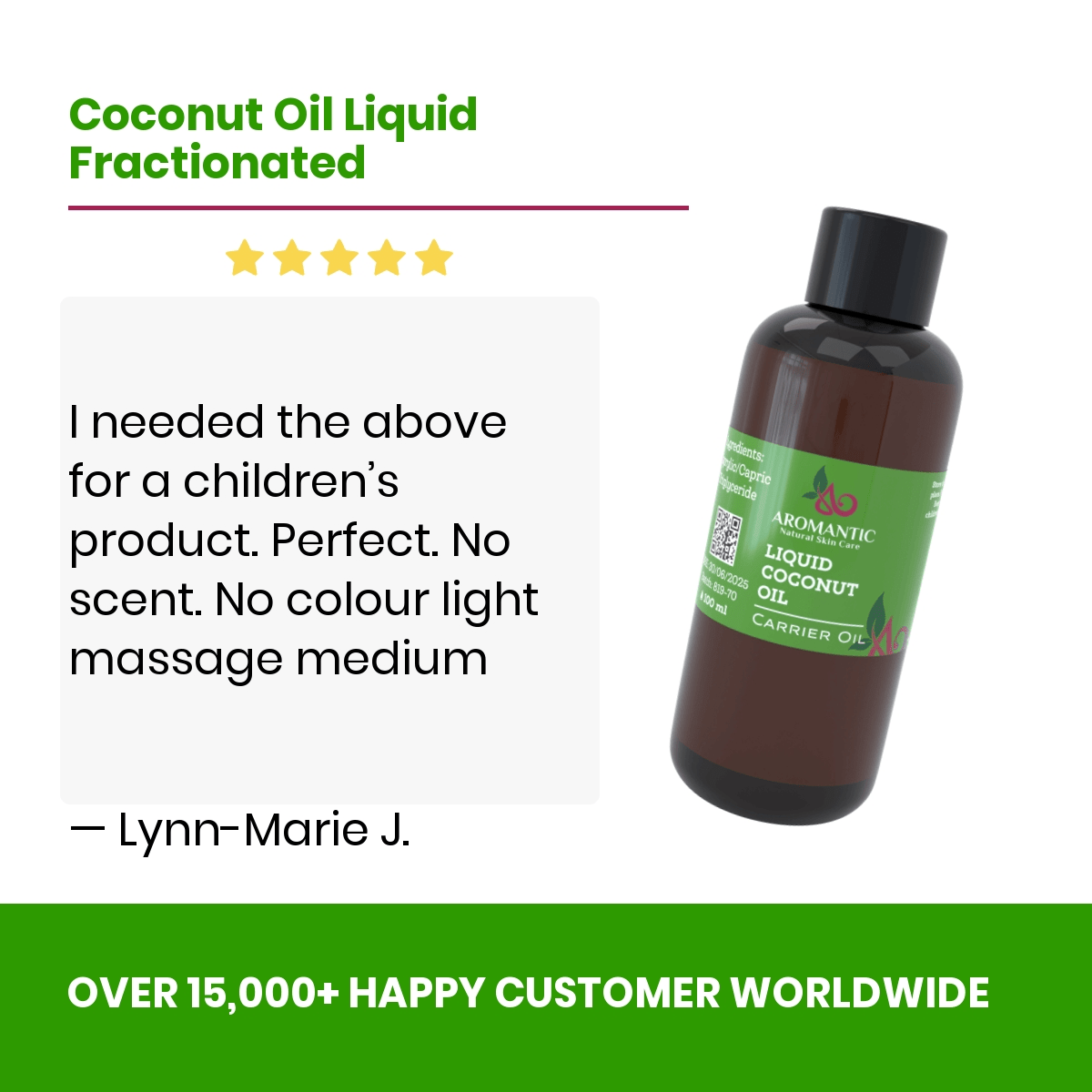 Liquid Coconut Oil
