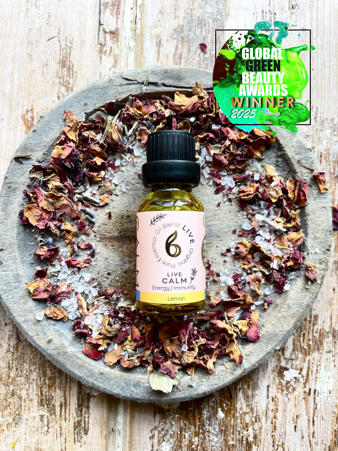 Live Calm – Energy & Immunity Boost Blend with Eucalyptus, Lemon & Peppermint