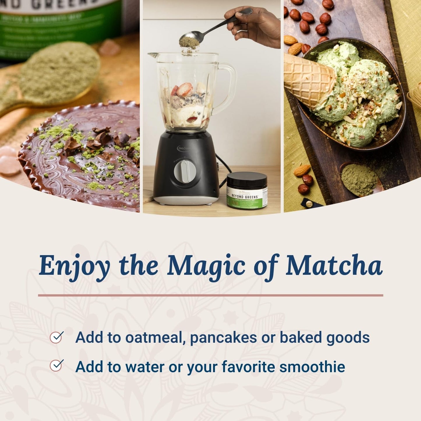 Live Conscious Beyond Greens Matcha Powder – Immune Support & Energy, 2-Pack (30 Servings)