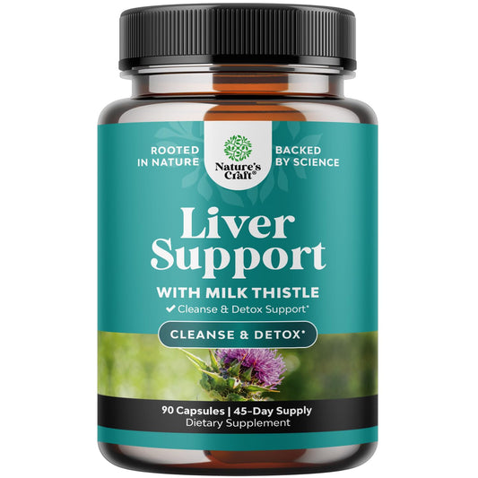 Liver Cleanse Detox & Repair 90 Capsules | Milk Thistle Liver Support
