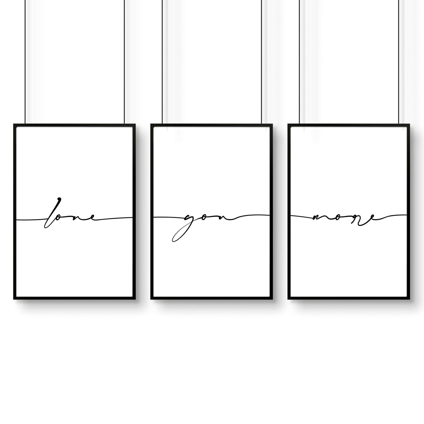 First anniversary gifts paper | set of 3 framed wall art for Bedroom