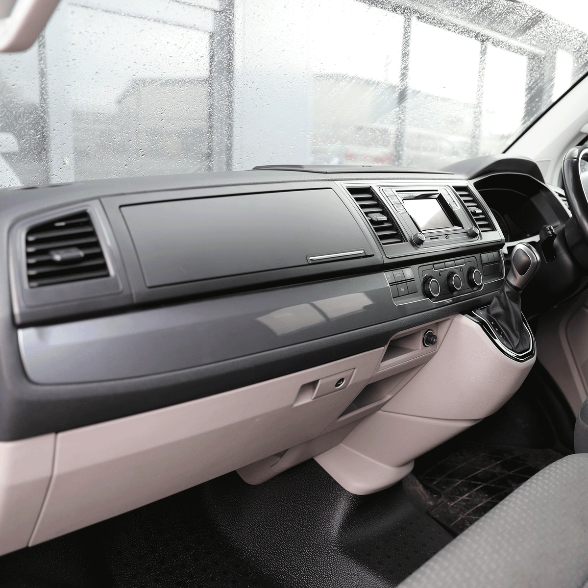 For VW Transporter T6 Gun Metal Grey Lower Dash Dashboard Trim | Van-X