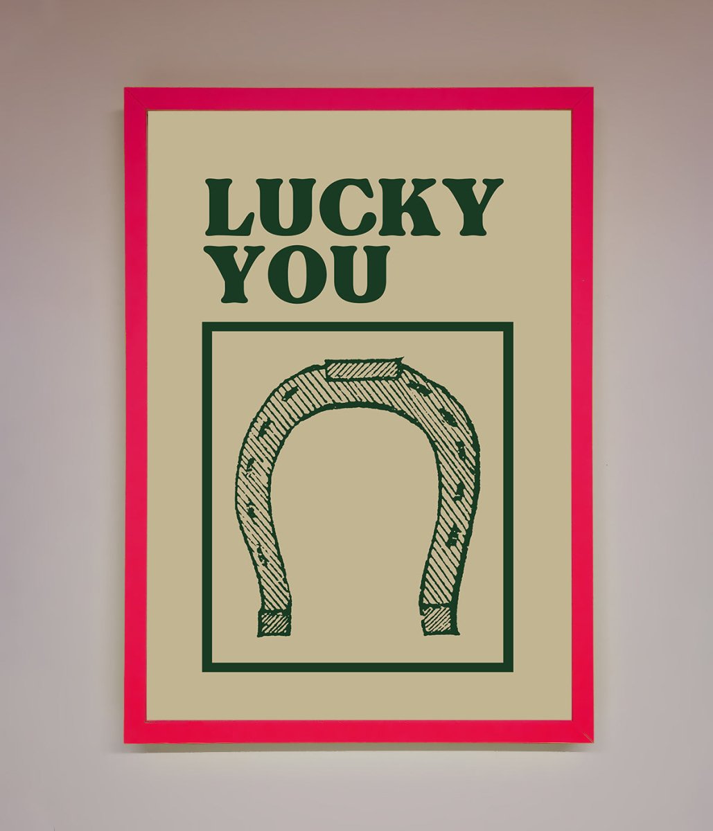 Lucky You Framed Wall Art