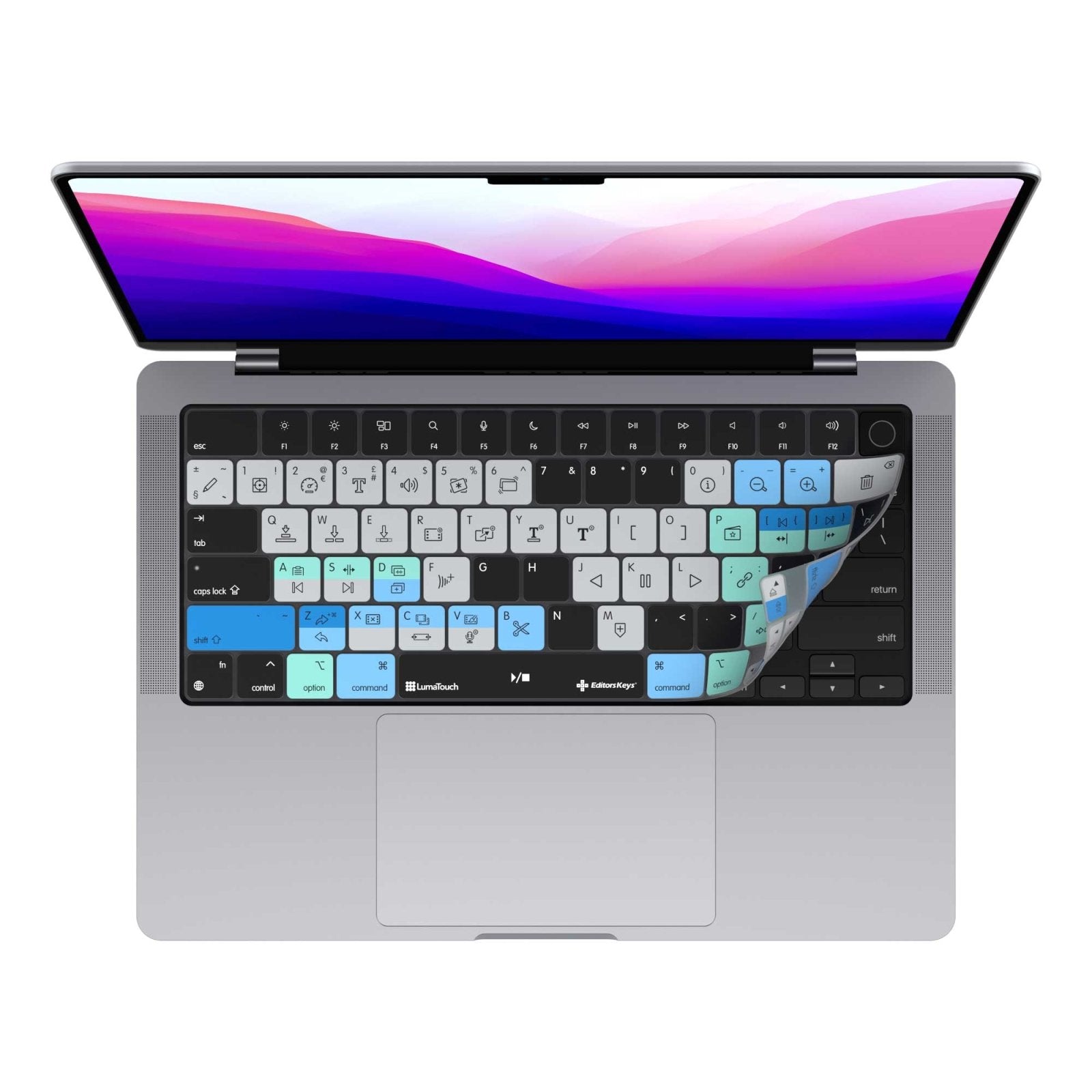 LumaFusion Keyboard Cover for 14/16" MacBook Pro and Air 13/15"