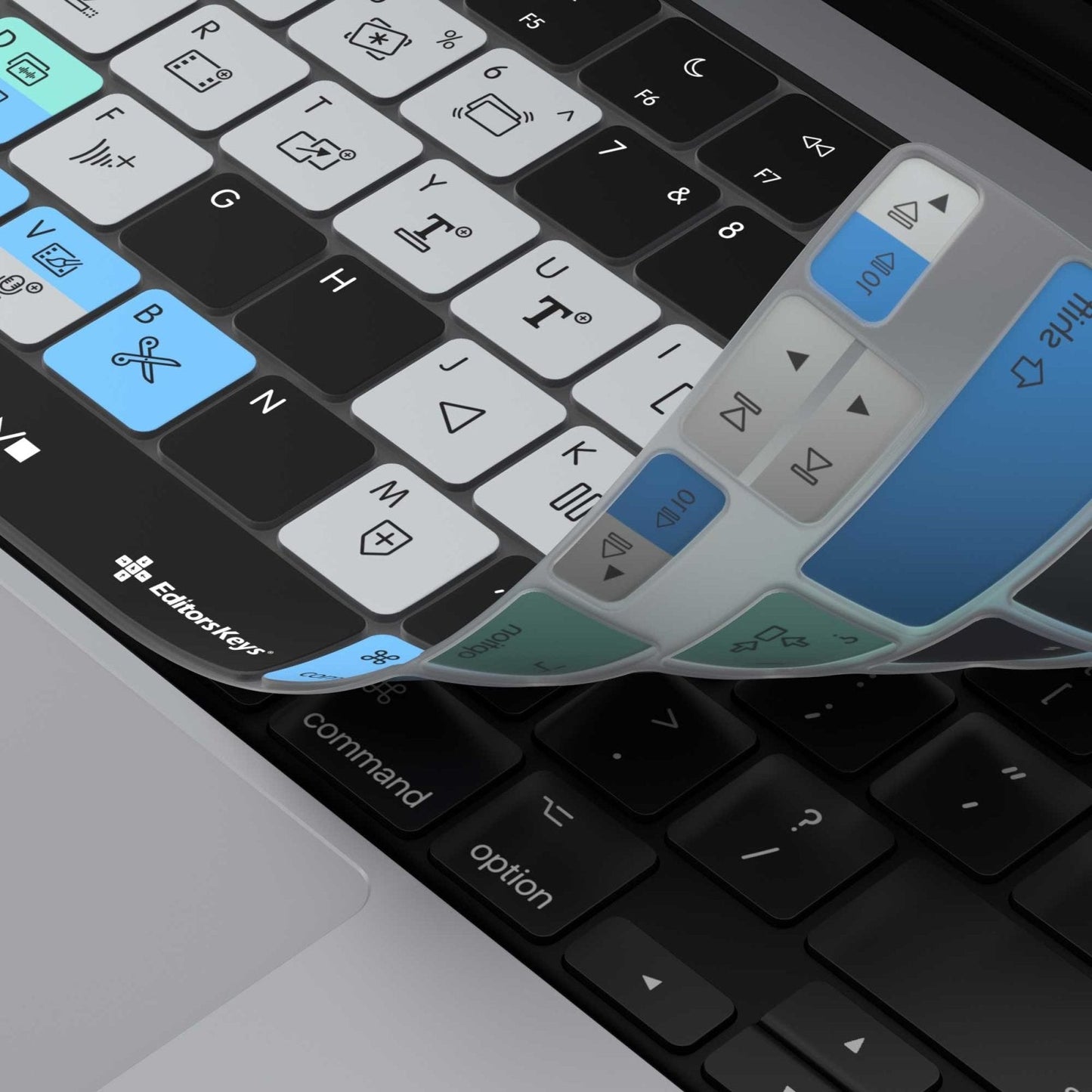 LumaFusion Keyboard Cover for 14/16" MacBook Pro and Air 13/15"